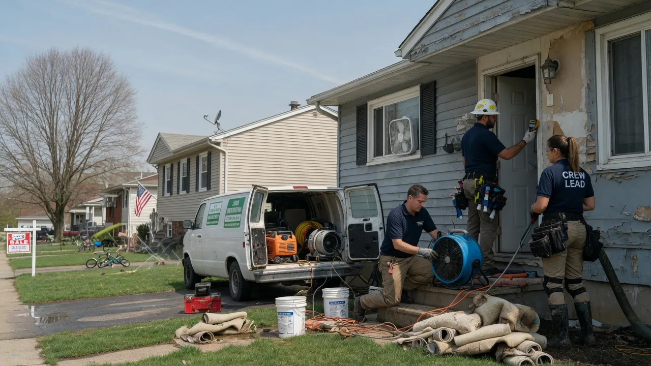 Flood Cleanup in Pocono Manor, PA near me